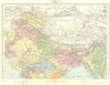 NORTH BRITISH INDIA. Rajputana Punjab. Tibet Bhutan Nepal. STANFORD 1906 map