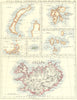 ICELAND. Novaia Zemlia Spitsbergen Franz Josef Land Wrangel Anjou Is 1897 map