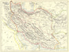 IRAN. Iran Persia 1897 old antique vintage map plan chart