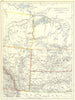 CANADA. Saskatchewan, Assiniboia, Athabasca, Alberta 1897 old antique map