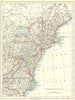 UNITED STATES. North East. ME NH VT MA NY NJ CT RI NC WV VA DE MD 1897 old map