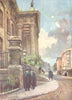 OXFORD. The Clarendon building Broad Street 1903 old antique print picture