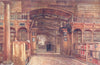 OXFORD. Interior of the Bodleian Library 1903 old antique print picture