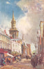 OXFORD. The High Street looking East 1903 old antique vintage print picture