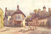 DORSET. Puddletown 1908 old antique vintage print picture