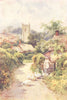 DORSET. Bere Regis 1908 old antique vintage print picture