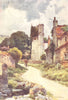 DORSET. Portesham 1908 old antique vintage print picture