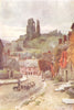 DORSET. Corfe Castle 1908 old antique vintage print picture