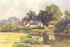 Countess Weir, Exeter. Devon. By Ernest Haslehust 1920 old antique print