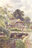 Hangman's Cottage, Dorchester. Dorset. By Ernest Haslehust 1920 old print