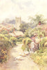 Bere Regis. Dorset. By Ernest Haslehust 1920 old antique vintage print picture