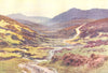 A Moorland track, the Devil's Bridge, Dartmoor. Devon. By Ernest Haslehust 1920