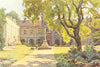 Dulwich old school. London. By Ernest Haslehust 1920 antique print picture