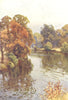 The Dee at Eaton, Chester. Cheshire. By Ernest Haslehust 1920 old print