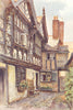 Stanley Palace, Chester. Cheshire. By Ernest Haslehust 1920 old antique print