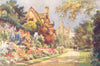 The Cottages, Worcester college gardens. Oxford. By Ernest Haslehust 1920