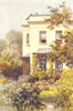 Nathaniel Hawthorne's House, Leamington. Warwickshire. By Ernest Haslehust 1920