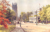 The Parade and pump room, Leamington. Warwickshire. By Ernest Haslehust 1920