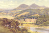Abbotsford, Scott Country. Scotland. By Ernest Haslehust 1920 old print