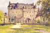 Traquair, Scott Country. Scotland. By Ernest Haslehust 1920 old antique print