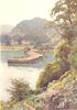 Aberdour, Fife. Scotland. By Ernest Haslehust 1920 old antique print picture