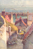 Pittenweem, Fife. Scotland. By Ernest Haslehust 1920 old antique print picture