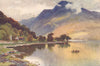Ben Lomond from Luss. Scotland. By Ernest Haslehust 1920 old antique print