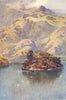 Ellen's Isle, Loch Katrine. Scotland. By Ernest Haslehust 1920 old print