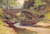 Brig O' Turk, Trossachs. Scotland. By Ernest Haslehust 1920 old antique print
