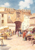 SPAIN. Seville-The Aceite gate 1908 old antique vintage print picture