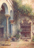 SPAIN. Seville-Casa de Pilatos 1908 old antique vintage print picture