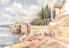SPAIN. Cordoba-Moorish mill 1908 old antique vintage print picture