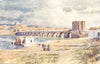 SPAIN. Cordoba-The Bridge 1908 old antique vintage print picture