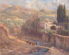 SPAIN. Granada-Villa on the Darro 1908 old antique vintage print picture