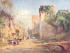 SPAIN. Granada-Towers of the Infantas, Alhambra 1908 old antique print picture