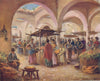 SPAIN. Ronda-The market 1908 old antique vintage print picture