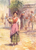 SPAIN. A water carrier 1908 old antique vintage print picture