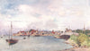 ISLE OF WIGHT. Yarmouth 1908 old antique vintage print picture