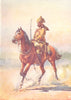 INDIA. Mahratta Wars. 25th Cavalry(Frontier Force)Bangash(Pathan) 1911 print