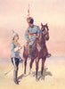 INDIA. 26th King George's light Cav. Daffadar; 27th British Ofc.  1911 print