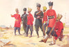 RAJPUTANA INFANTRY REGIMENTS. 104th 109th 112th 113th 119th 123rd 1911 print