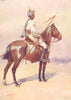 INDIA. The Indian Army. Jodhpur Sardar risala Ratore Rajput 1911 old print