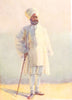 INDIA. Off to pension(A Sikh Officer) 1911 old antique vintage print picture
