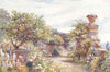 ITALY. Our Tuscan garden 1907 old antique vintage print picture