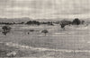 NIGERIA. A view of Jos 1936 old vintage print picture