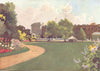 LONDON. England. Buckingham Palace 1916 old antique vintage print picture