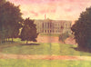 NORWAY. The Palace, Oslo 1916 old antique vintage print picture