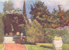 GREECE. The garden of the Crown Prince's Palace, Athens 1916 old antique print