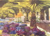 GREECE. Cinerarias, The Achilleion, Corfu 1916 old antique print picture