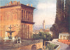 ITALY. Boboli Gardens, Florence 1916 old antique vintage print picture